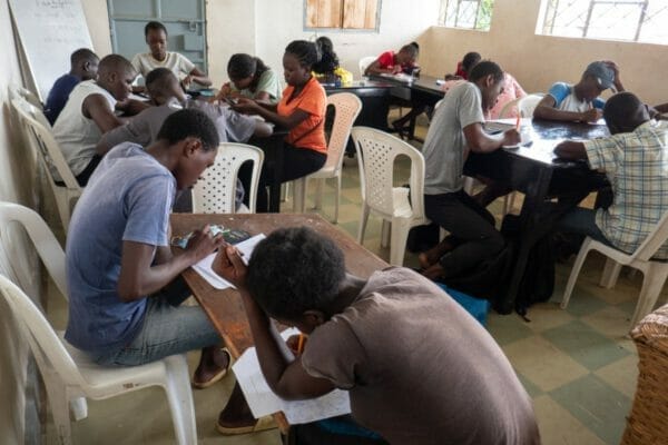 Ndoto students studying